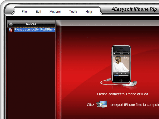 4Easysoft iPhone Rip Screenshot 1