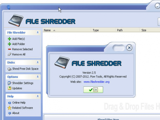 File Shredder Screenshot 1
