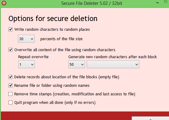 Secure File Deleter Screenshot 1