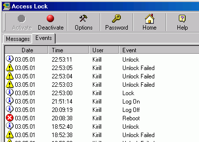 Access Lock Screenshot 1