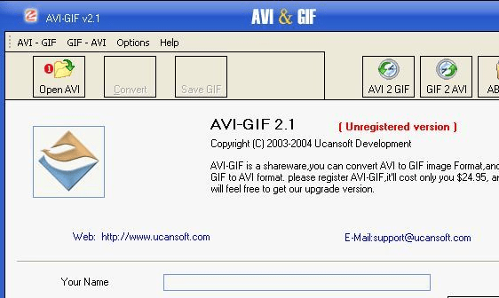 AVI-GIF Screenshot 1
