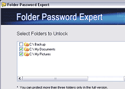 Folder Password Expert Screenshot 1