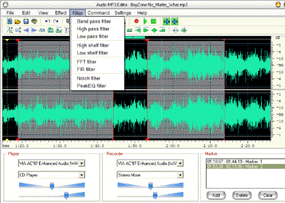 Audio Mp3 Editor Screenshot 1
