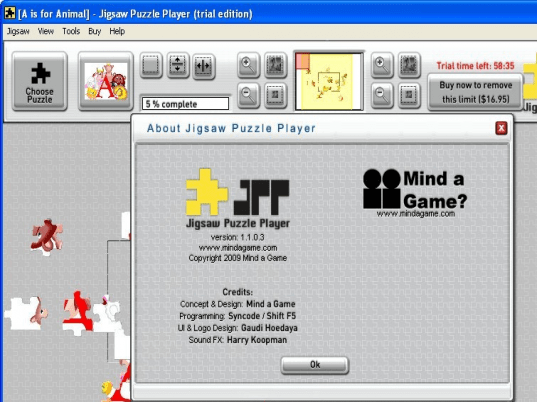 Jigsaw Puzzle Player Screenshot 1