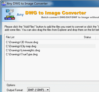 AnyDWG DWG to JPG Converter Screenshot 1