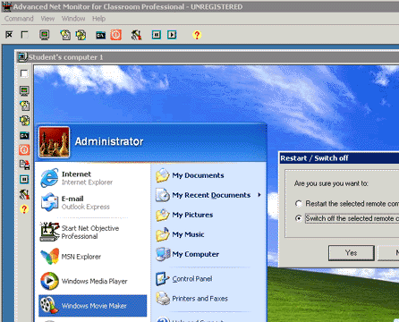 Advanced Net Monitor for Classroom Professional Screenshot 1