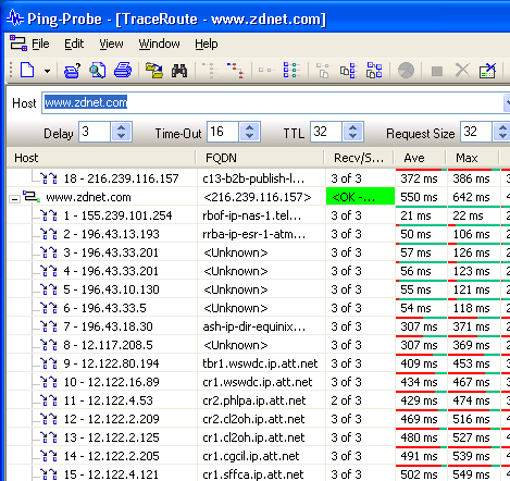 Ping-Probe Screenshot 1