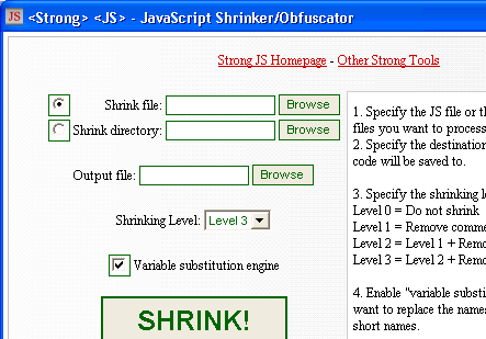 Strong JS Screenshot 1