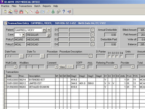 GCS MedOffice Screenshot 1
