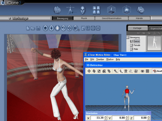 Reallusion iClone 2.0 Studio Edition Screenshot 1