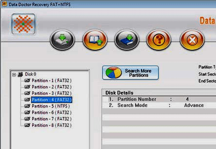 Windows Vista Data Salvage Software Screenshot 1