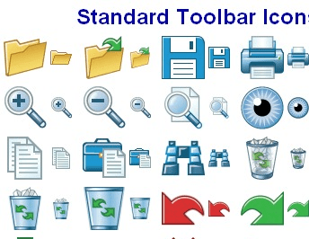 Standard Toolbar Icons Screenshot 1