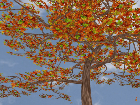 Lonely Tree 3D Screensaver Screenshot 1