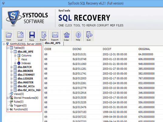 SQL Recovery Screenshot 1