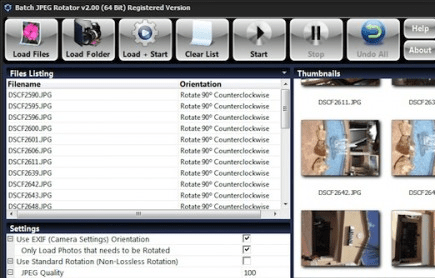 Batch JPEG Rotator Screenshot 1