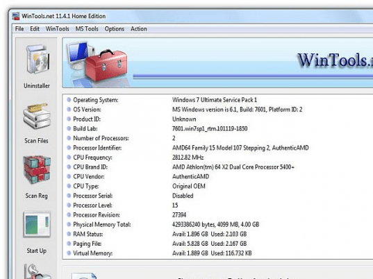 WinTools.net Home Screenshot 1