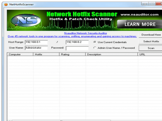 NetHotfixScanner Screenshot 1