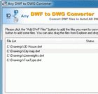 DWF to DWG Converter 2010.5 Screenshot 1