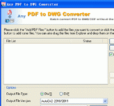 PDF to DXF Converter 9.6.9 Screenshot 1