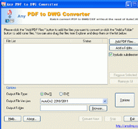 PDF to DXF Converter 9.6.10 Screenshot 1