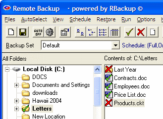 RBackup for Online Backup Services Screenshot 1