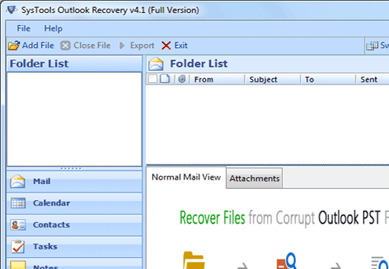 Outlook.PST Could Not Be Accessed Screenshot 1