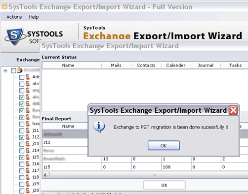 Import PST to Exchange Screenshot 1