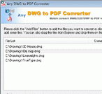 DWG to PDF Converter - 2010.11.6 Screenshot 1
