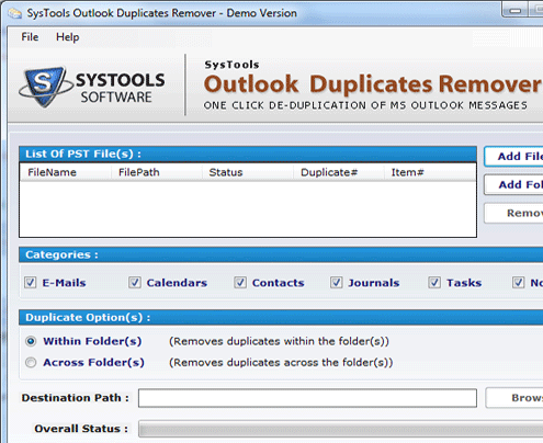 Easily Remove Duplicate Outlook Screenshot 1