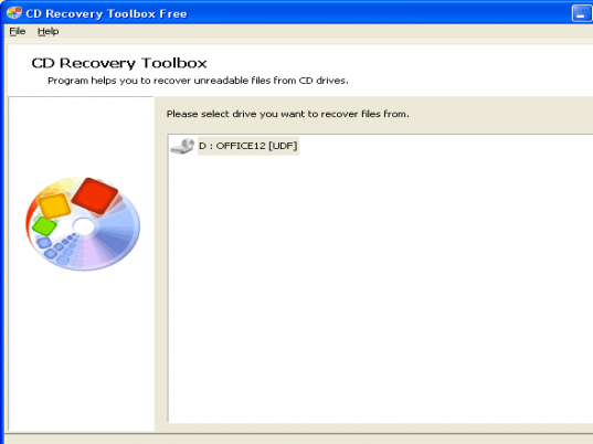CD Recovery Toolbox Free Screenshot 1