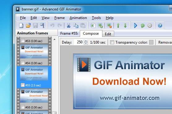 Advanced GIF Animator Screenshot 1