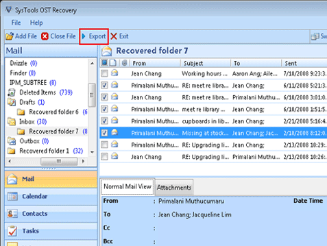 Free Tool to Open OST File Screenshot 1