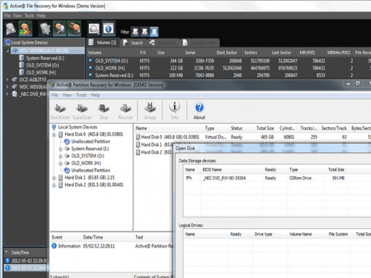 NTFS Recovery Toolkit Screenshot 1