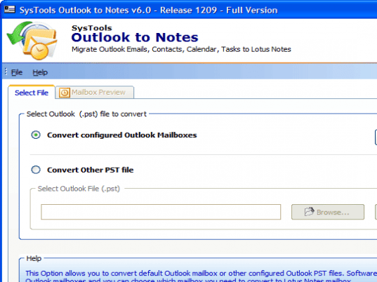 Tool To Convert PST To NSF Screenshot 1