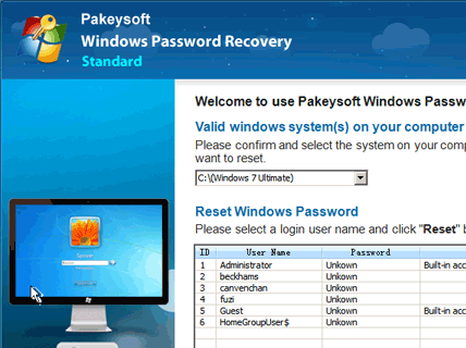 Best Reset Windows 7 Password Screenshot 1