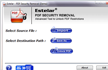 Remove PDF Lock for Printing Screenshot 1