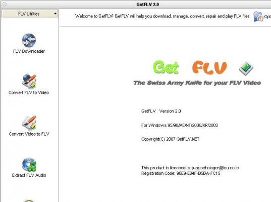 GetFLV Screenshot 1