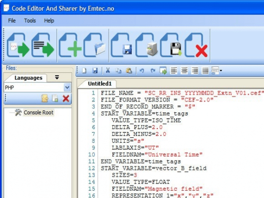 Code Editor And Sharer Screenshot 1