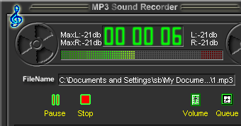 MP3 Sound Recorder Screenshot 1