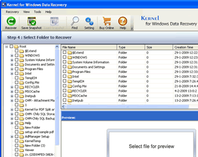 Recover Partition Screenshot 1