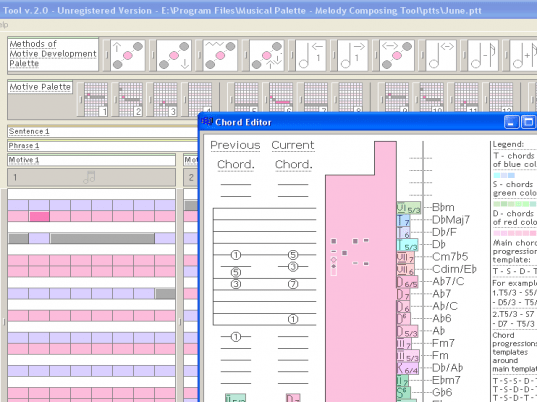Musical Palette - Melody Composing Tool Screenshot 1