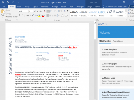 Microsoft Office Word Screenshot 1