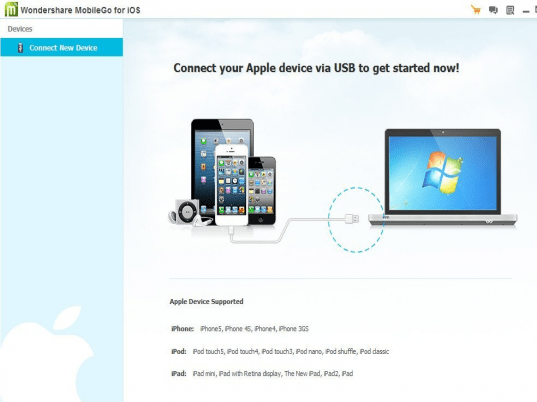 Wondershare MobileGo for iOS Screenshot 1