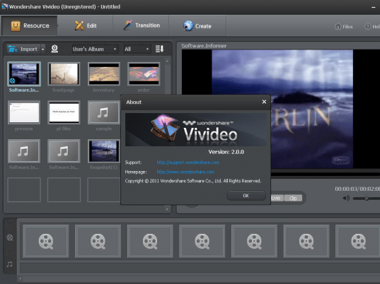 Wondershare Video Studio Express Screenshot 1