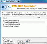 DWG to DXF Converter 2009.6 Screenshot 1