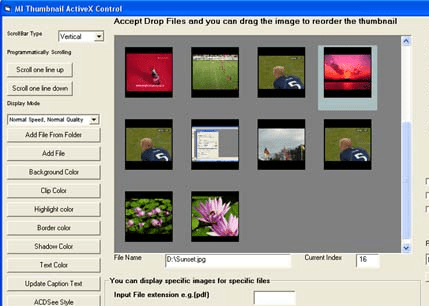VISCOM Movie Thumbnail SDK ActiveX Screenshot 1