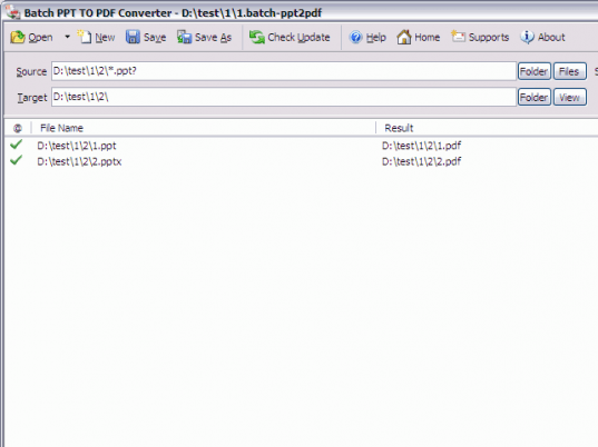 Batch PPT to PDF Converter Screenshot 1