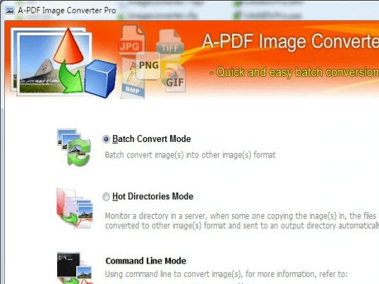A-PDF Image Converter Screenshot 1