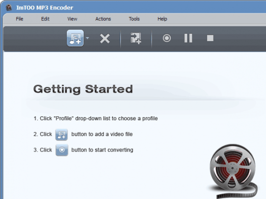 ImTOO MP3 Encoder Screenshot 1