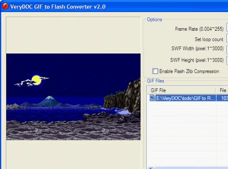 GIF to Flash Tool Screenshot 1